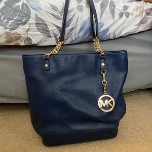 Michael Kors navy blue purse